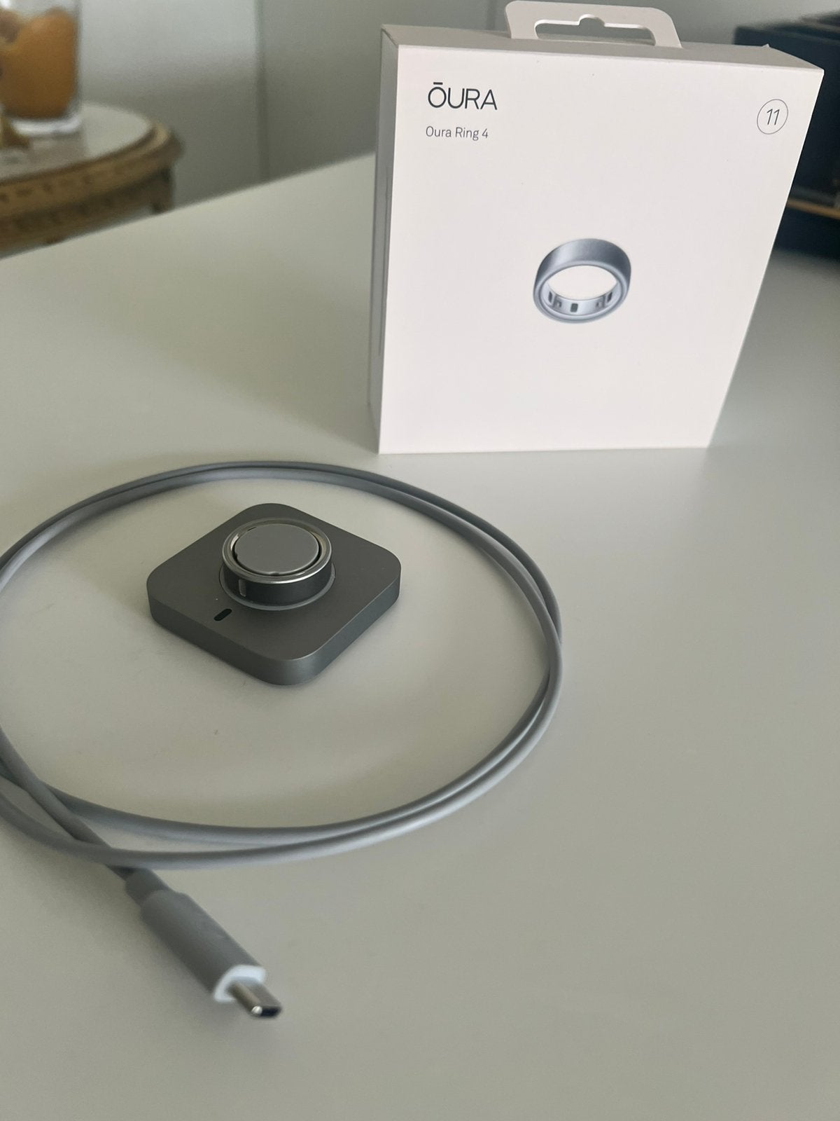 Aura ring 4, Handtassen en Accessoires, Activity trackers, Ophalen, Zo goed als nieuw