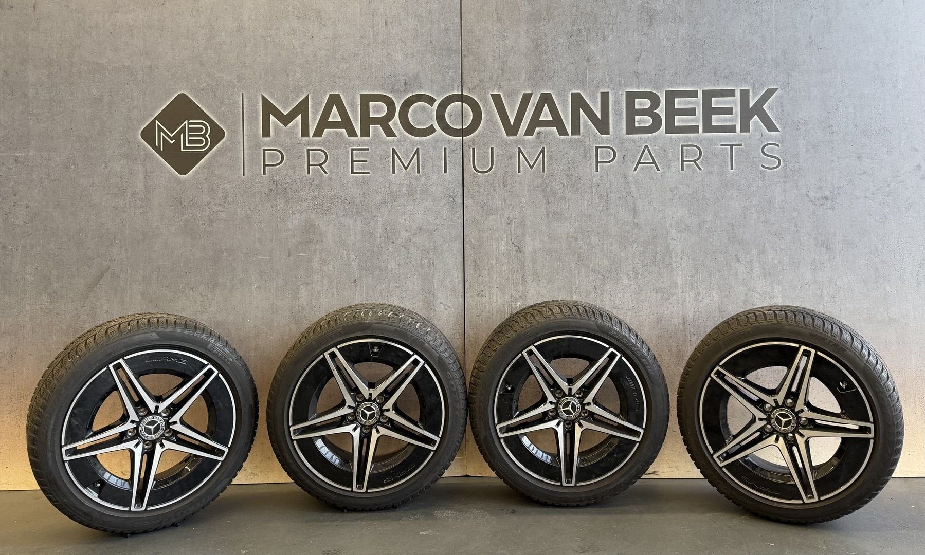 18 Inch Mercedes C klasse AMG wielen W206, Auto-onderdelen, Banden en Velgen, 18 inch, Gebruikt, -, -