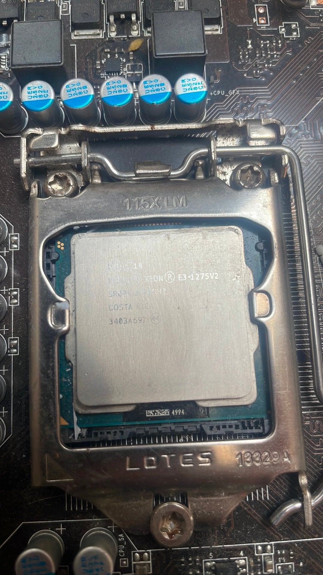 Intel Xeon E3-1275V2, Computers en Software, Processors, Ophalen, Zo goed als nieuw, 3 tot 4 Ghz