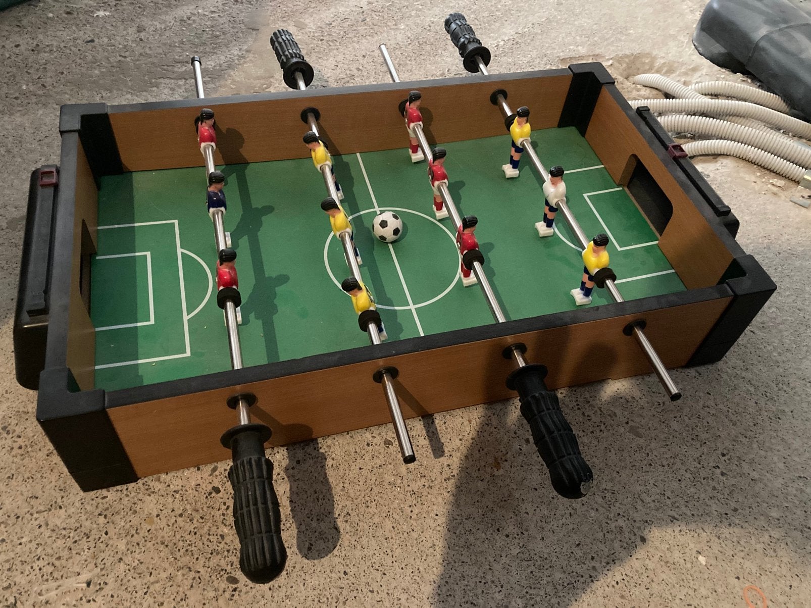 Kleine voetbaltafel, Ophalen, Gebruikt