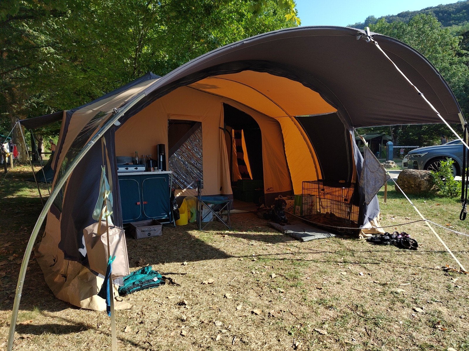 Cabanon Malawi Royale, Caravans en Kamperen, Ophalen, Zo goed als nieuw, Tot en met 3