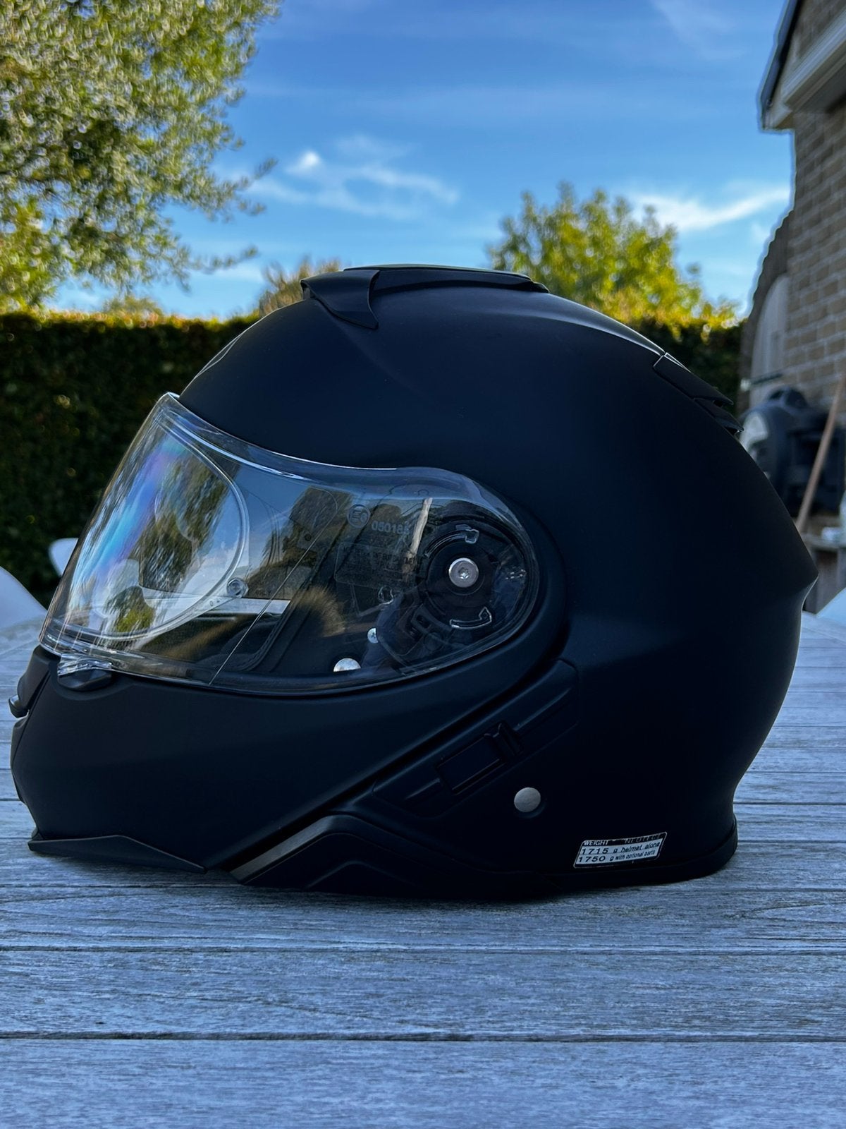Shoei Neotec 2 - zwart mat - Large, Motoren, Ophalen of Verzenden, Shoei