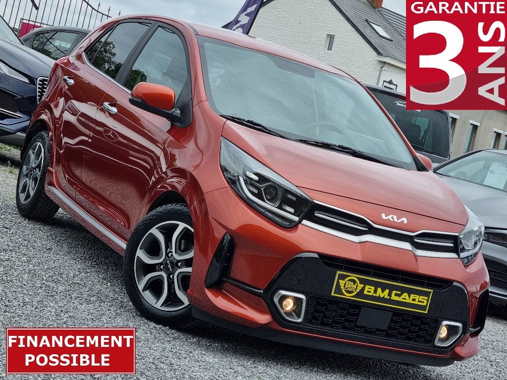 Kia Picanto 1.0i GT LINEGARANTIE 2029-CUIR-CLIM-JANTES-CAM, Autos, Achat, 998 cm³, Euro 6, Entreprise