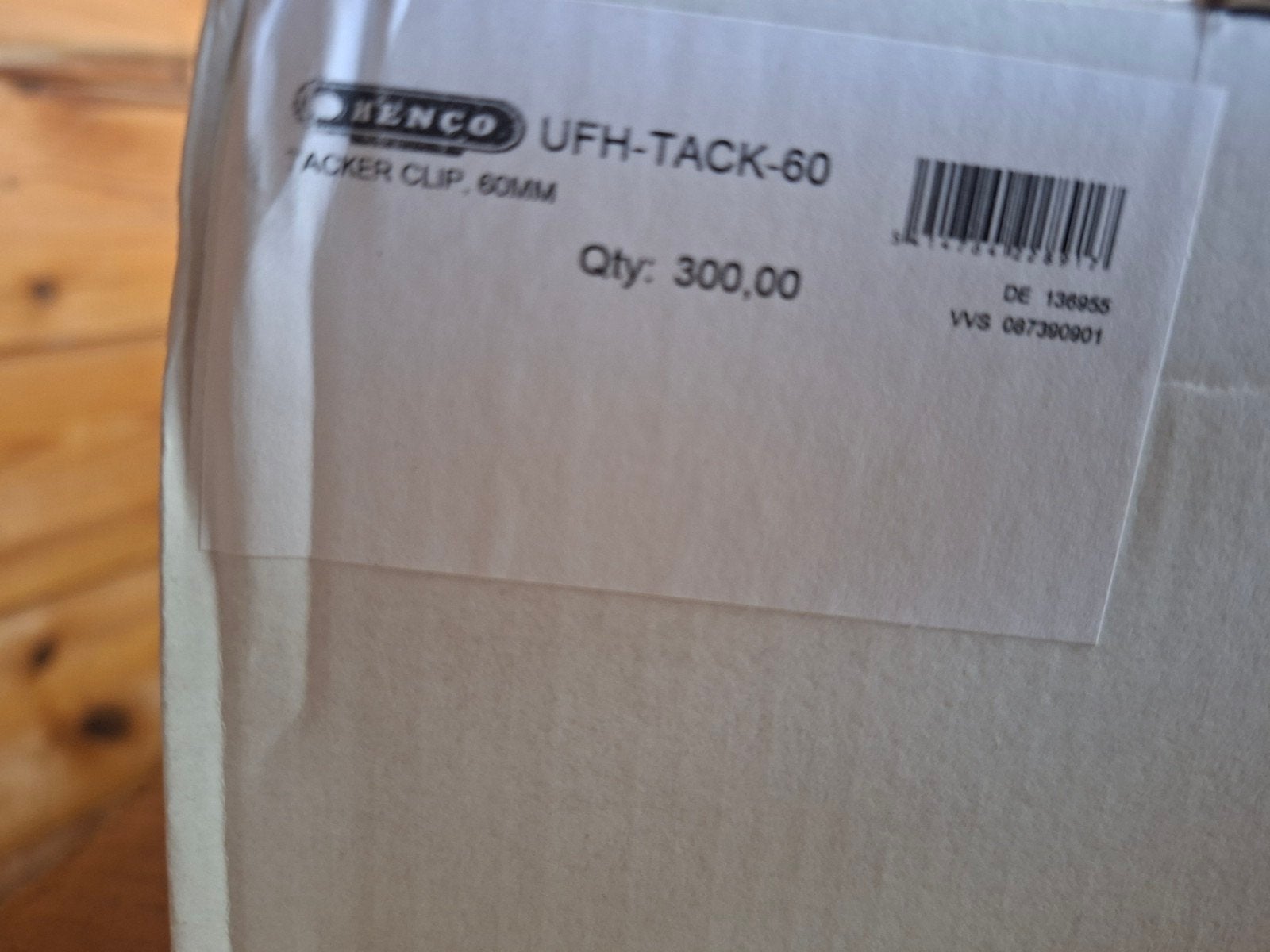 Tackers clip Henco vloerverwarming, Ophalen, Nieuw