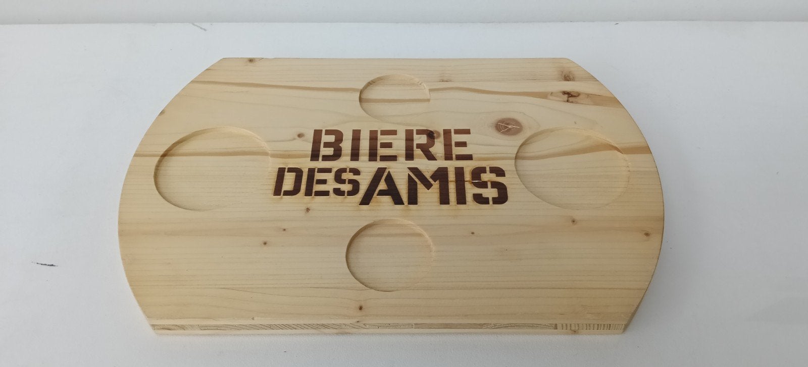 Plateau dienblad Bière des Amis. 24,5 x 37 cm.  Hout., Verzamelen, Ophalen of Verzenden, Nieuw