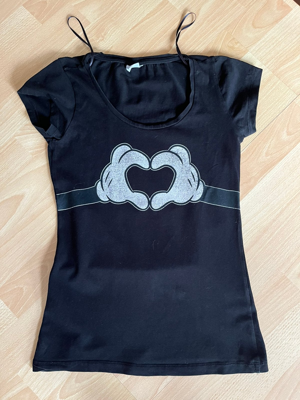 T-shirt noir Mickey Mouse - ÉTAT NEUF, Vêtements | Femmes, T-shirts, Enlèvement ou Envoi, Comme neuf