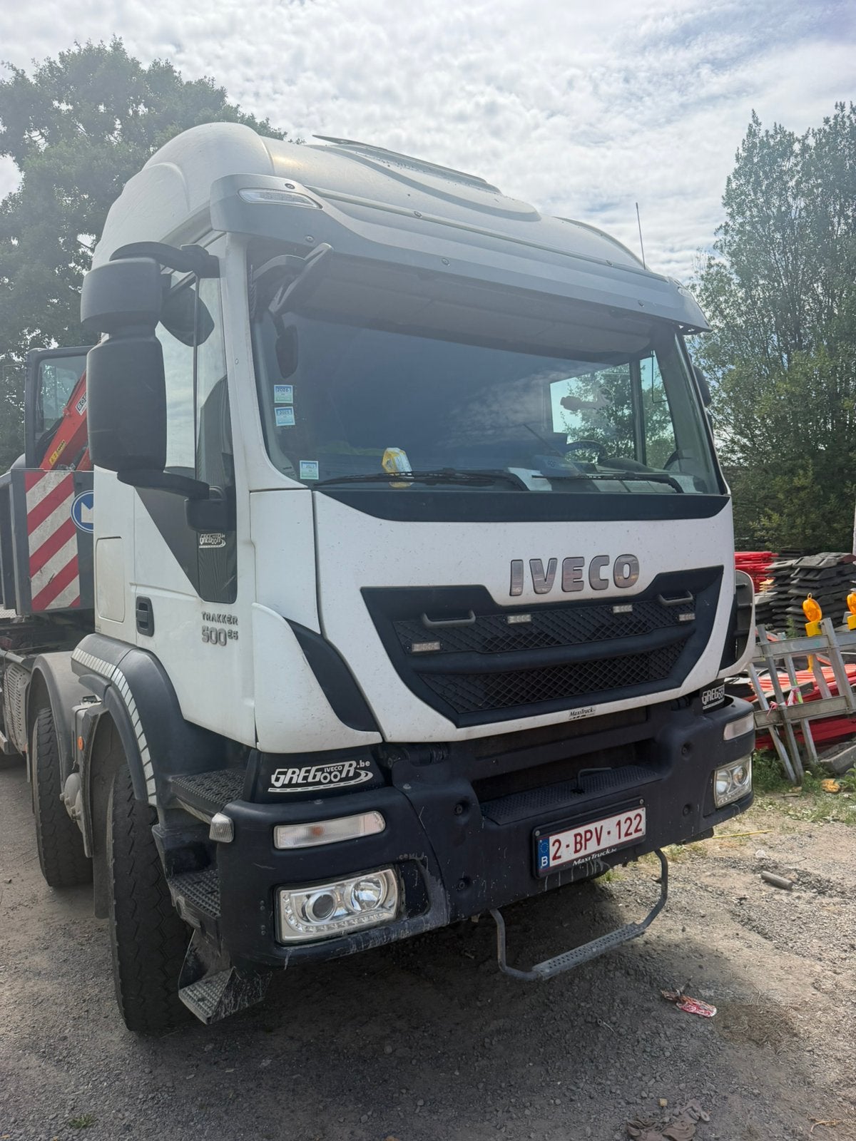 Vrachtwagen met container, Automaat, Stof, Iveco, 0 kW