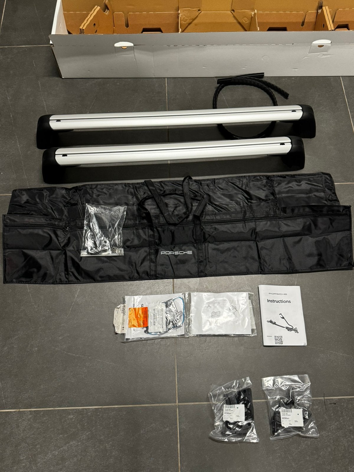 Porte-bagages de toit/porte-vélos d'origine Porsche Taycan, Enlèvement, Comme neuf
