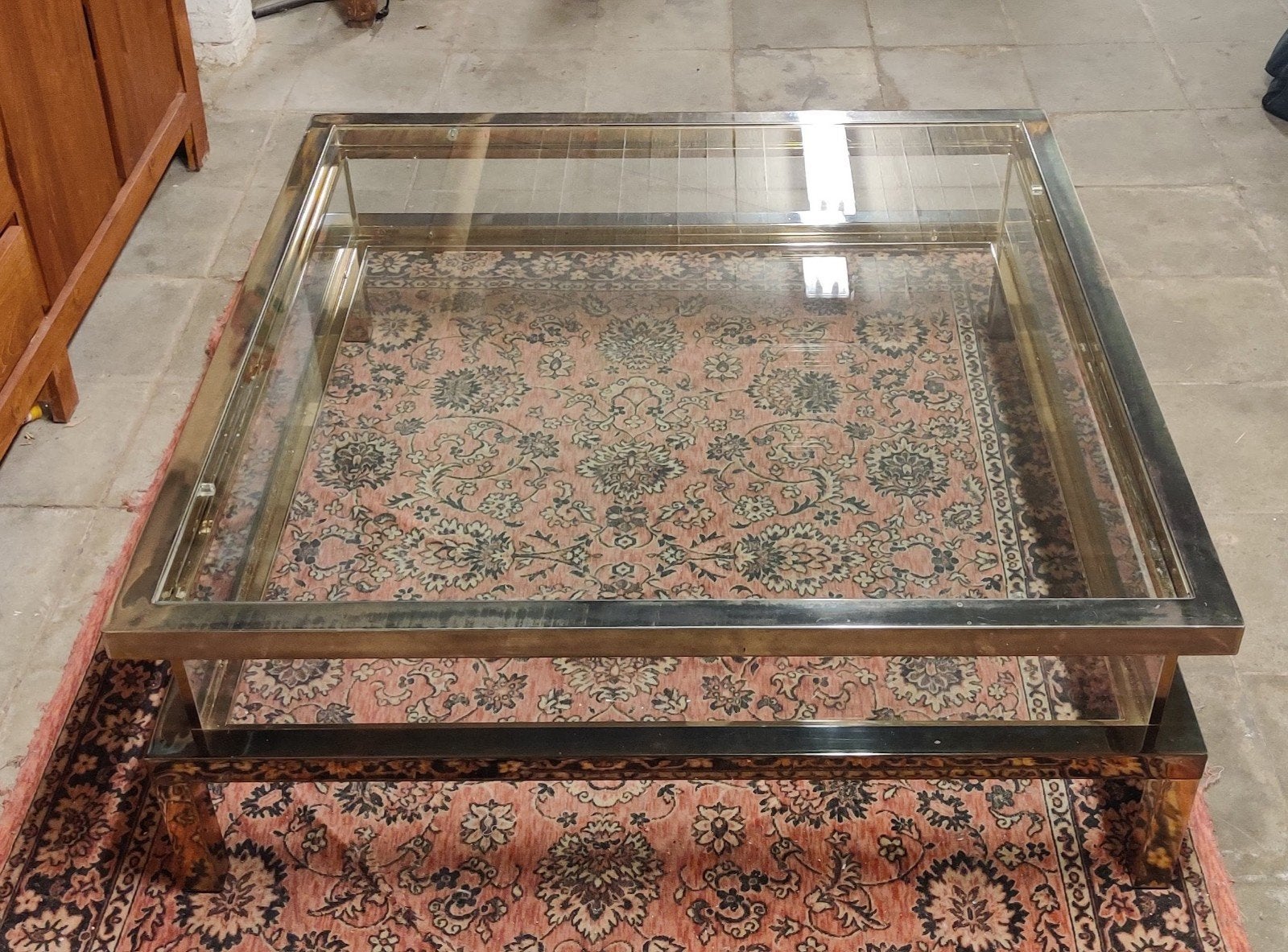 Glazen salontafel uitschuifbaar, Enlèvement