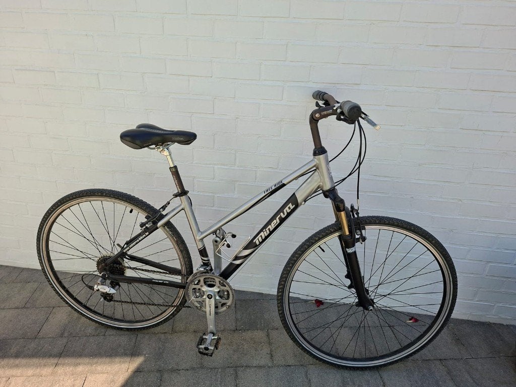 Minerva dames fiets, Fietsen en Brommers, Fietsen | Dames | Damesfietsen, Gebruikt, Velgrem, 47 tot 50 cm, Versnellingen