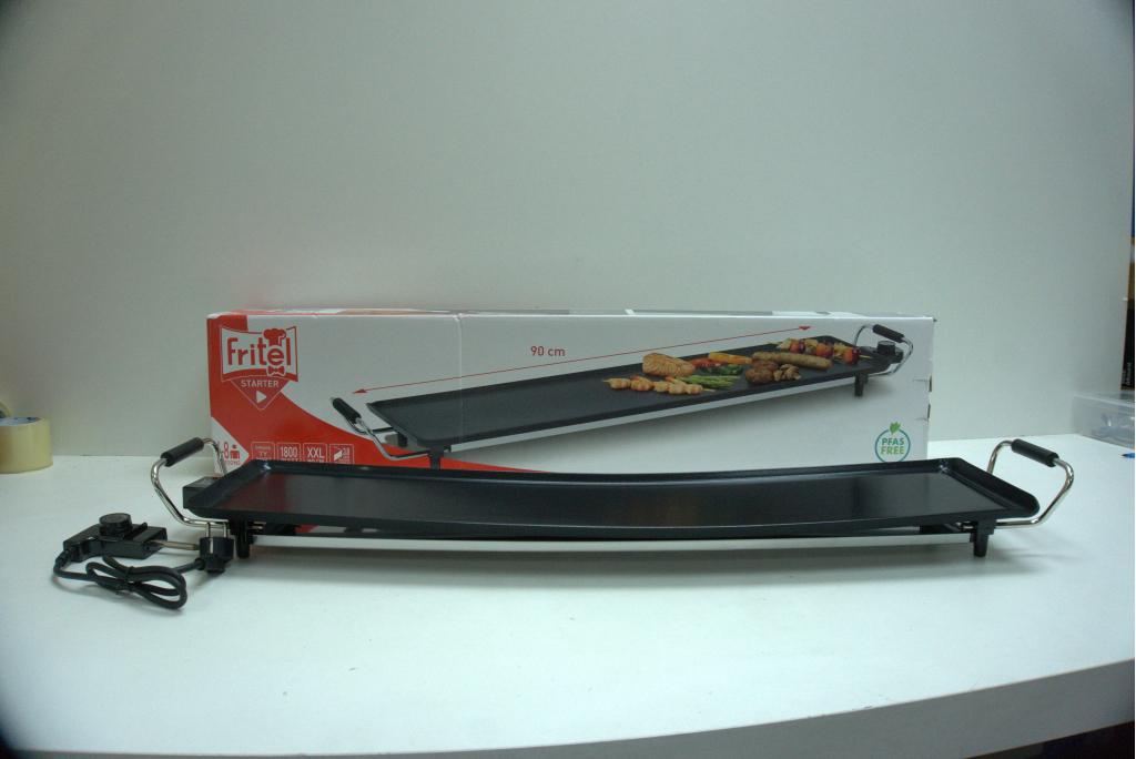 Fritel Teppanyaki TY 1897 Bakplaat XXL Tafelgrill Gourmet, Elektronische apparatuur, Grillplaten, Ophalen of Verzenden, Niet ingevuld