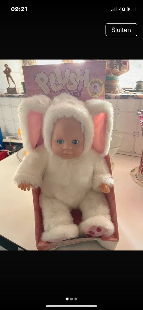 Knuffel pop, Ophalen, Zo goed als nieuw