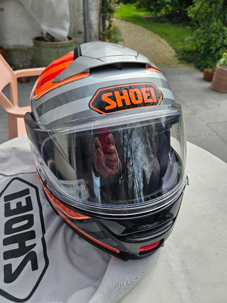 SHOEI Neotec 2 modulaire helm met sena SRL2-communicatie, Motoren, M, Dames, Nieuw zonder kaartje, Shoei