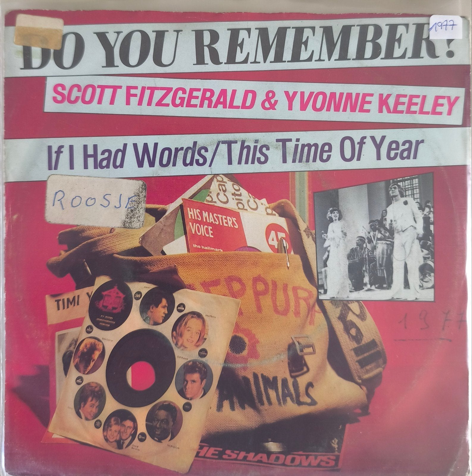 45T Scott Fitzgerald & Yvonne Keeley - If I had words, Enlèvement ou Envoi