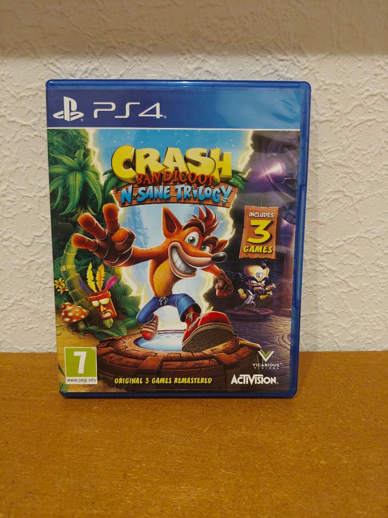 Crash Bandicoot n Sane Trilogy Playstation 4, Consoles de jeu & Jeux vidéo, Enlèvement ou Envoi, 1 joueur, À partir de 7 ans, Utilisé
