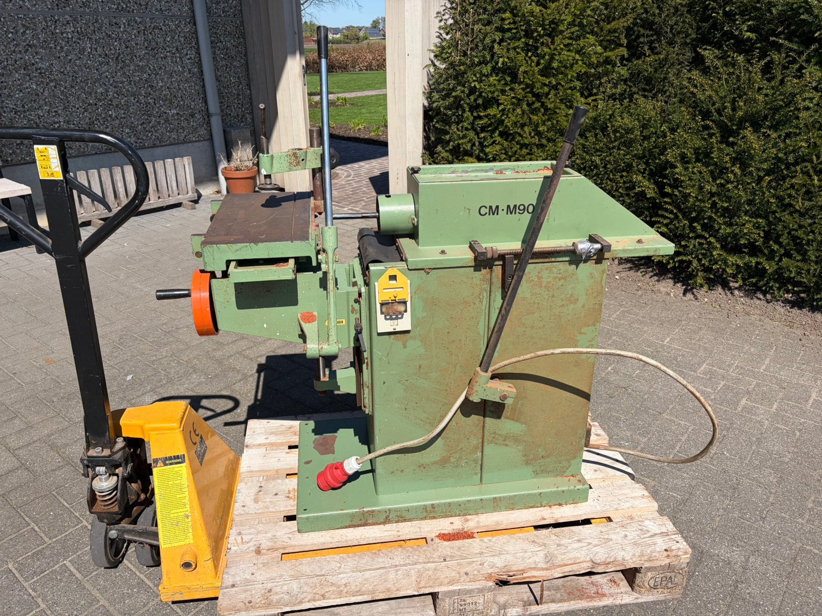 Langgatboormachine, Ophalen, Gebruikt, Elektrisch