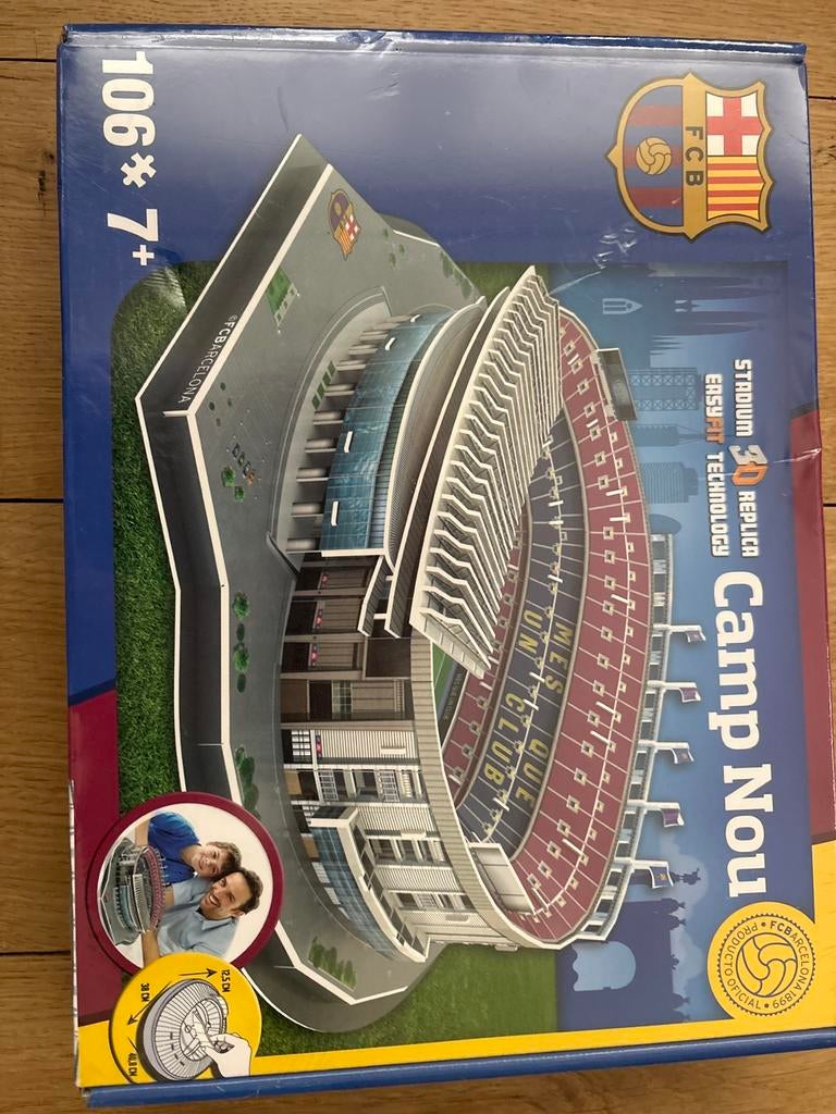 3D puzzel Camp Nou Barcelona, Ophalen