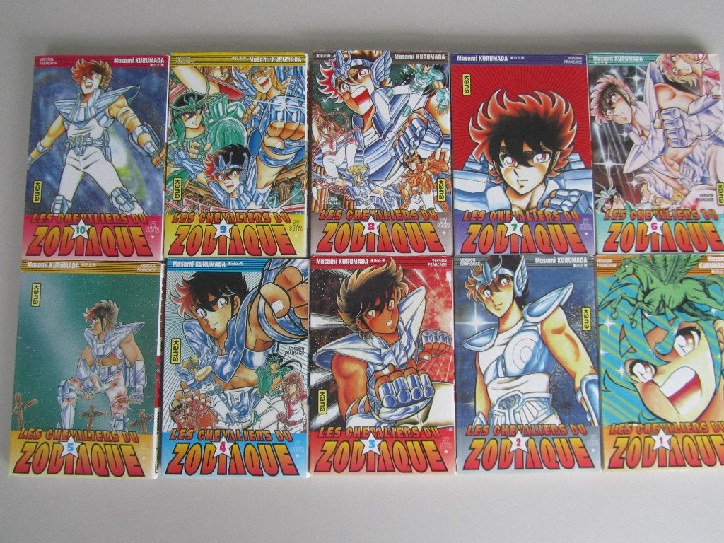 LES CHEVALIERS DU ZODIAQUE (Saint Seiya) « TOMES 1 à 10 », Plusieurs BD, Enlèvement ou Envoi, Utilisé, Masami Kurumada