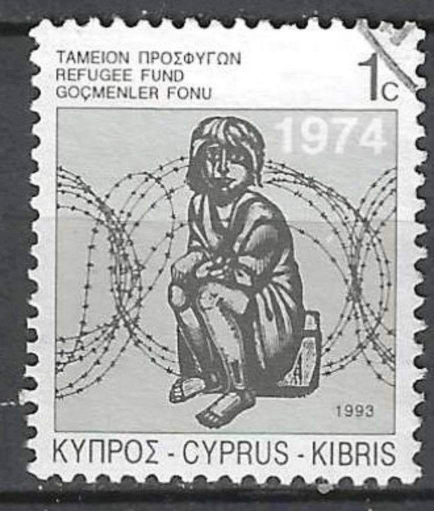 Cyprus 1993 - Yvert 810 - Fonds voor de vluchtelingen (ST), Verzenden, Gestempeld