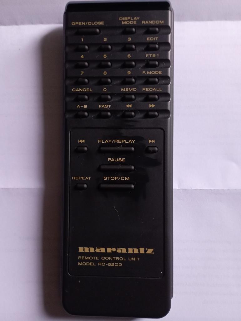 Originele Marantz RC-52CD afstandsbediening, Ophalen, Zo goed als nieuw, Origineel, Mediaspeler