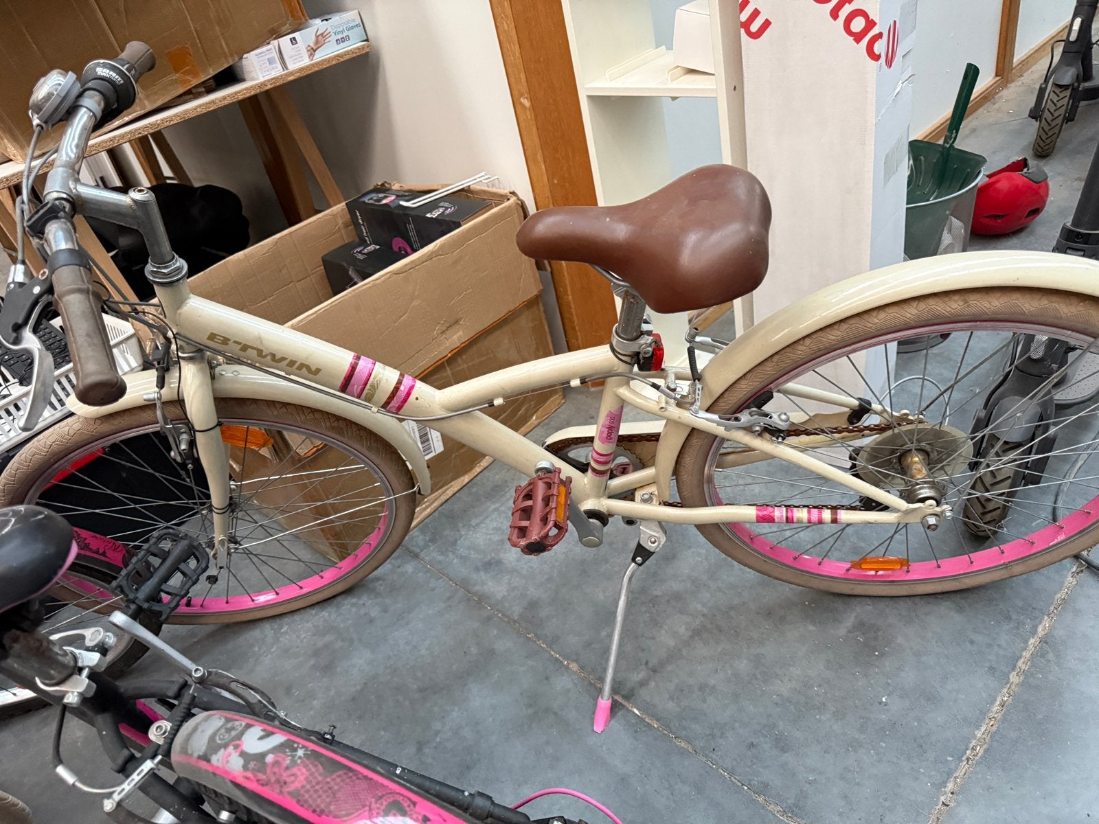 Velo enfant, Enlèvement, Utilisé