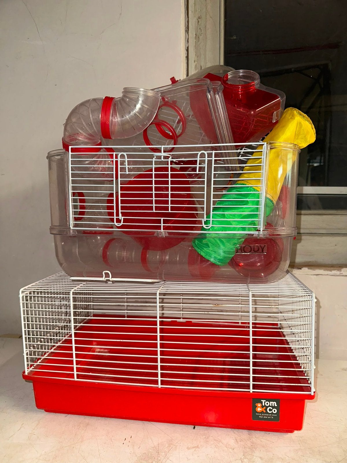 Hamsterkooi + volledige accessoireset | Zeer goede staat, Ophalen, Zo goed als nieuw