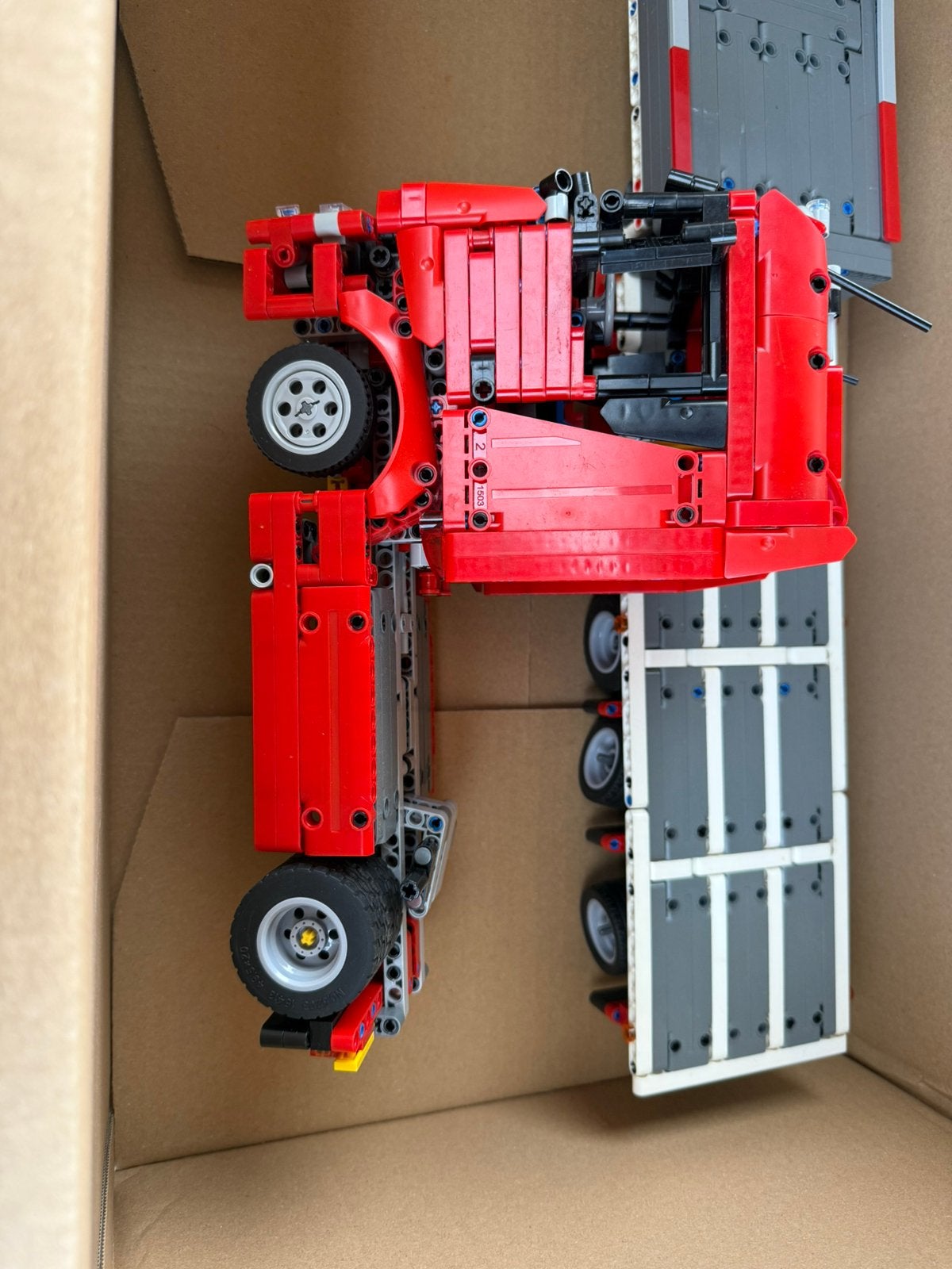 Vrachtwagen lego, Ophalen, Zo goed als nieuw