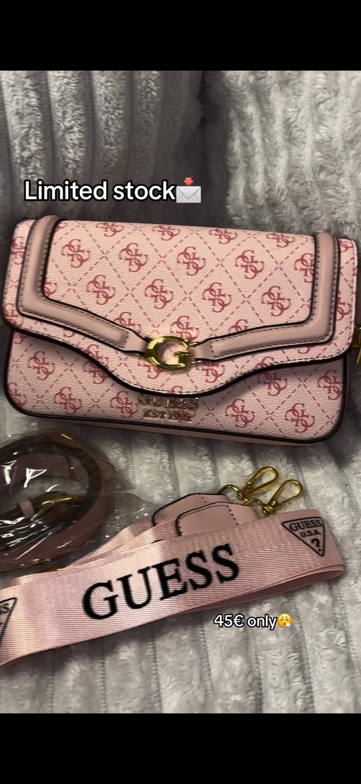 Guess handtas roze :), Handtassen en Accessoires, Portemonnees, Ophalen of Verzenden, Zo goed als nieuw, Roze, Guess