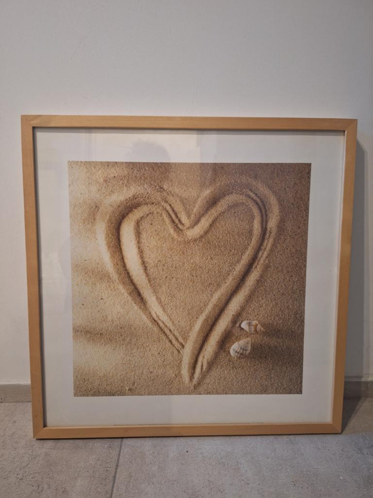 Ikea, ingelijste foto,  kader 50x50, nieuw staat, Ophalen