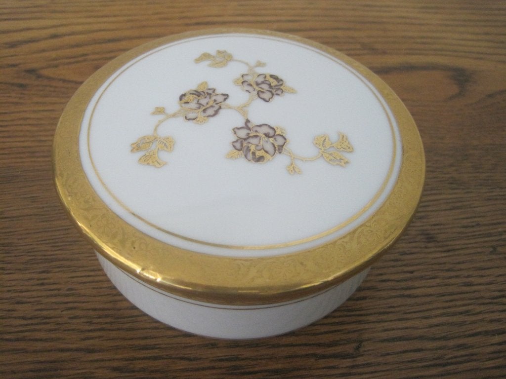 vintage doosje in porselien van Limoges, Ophalen of Verzenden