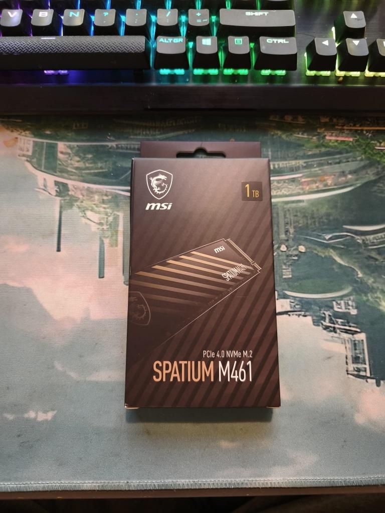 M2 SSD MSI SPATIUM M461 1 TB, Computers en Software, Harde schijven, Ophalen of Verzenden, Nieuw, SSD