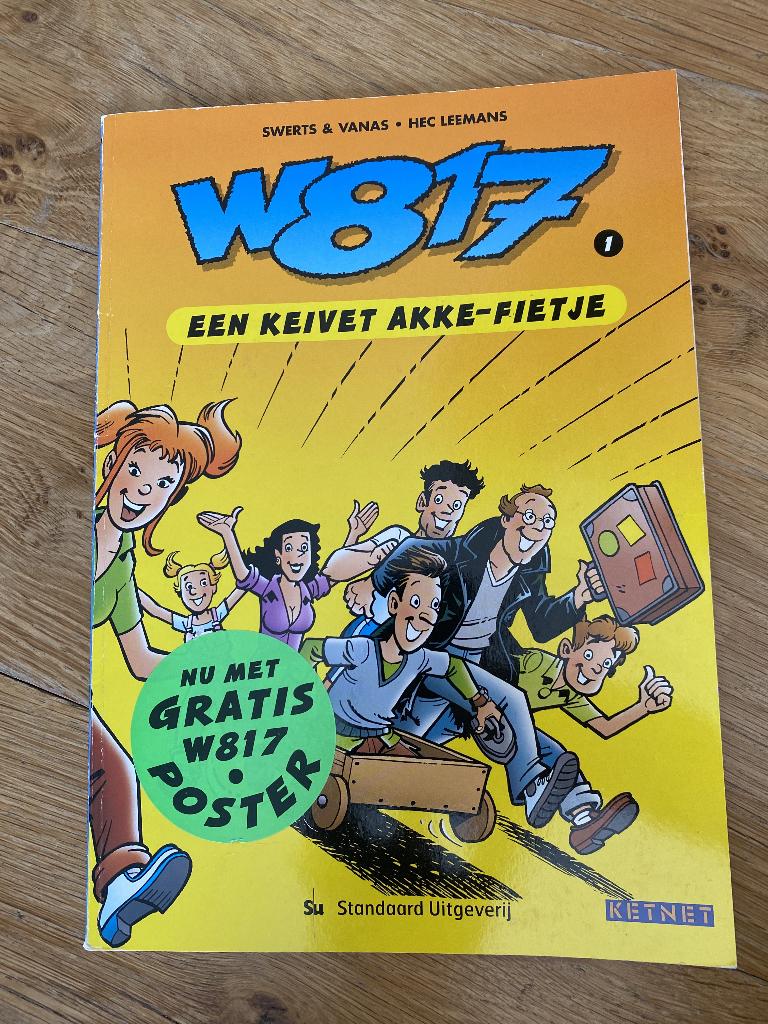 Stripverhaal: W817 - Een keivet akke-fietje, Eén stripboek, Ophalen of Verzenden, Gelezen, Hec Leemans; Swerts & Vanas; Corteggiani