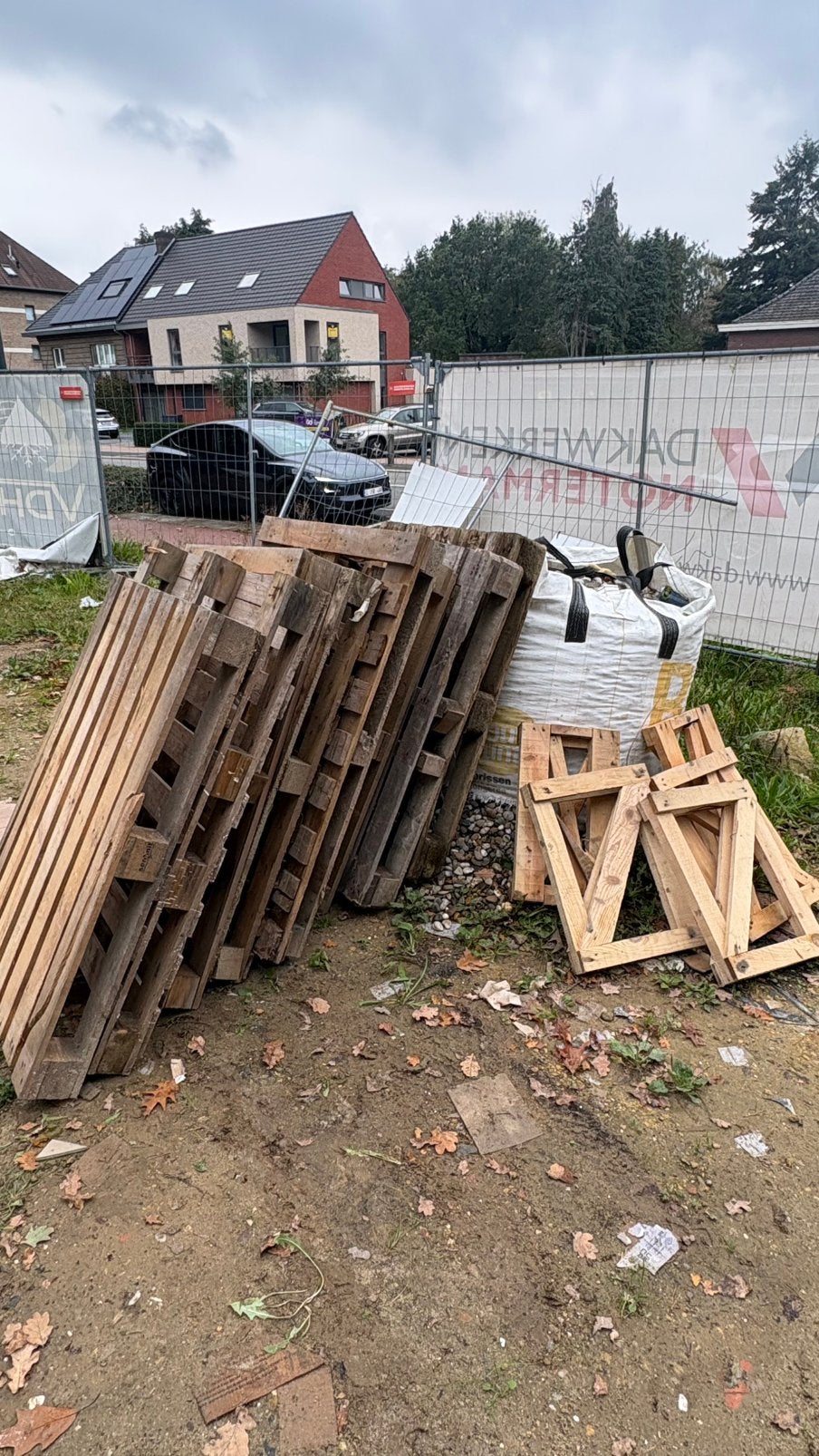 Palettes et bois gratuits, Enlèvement