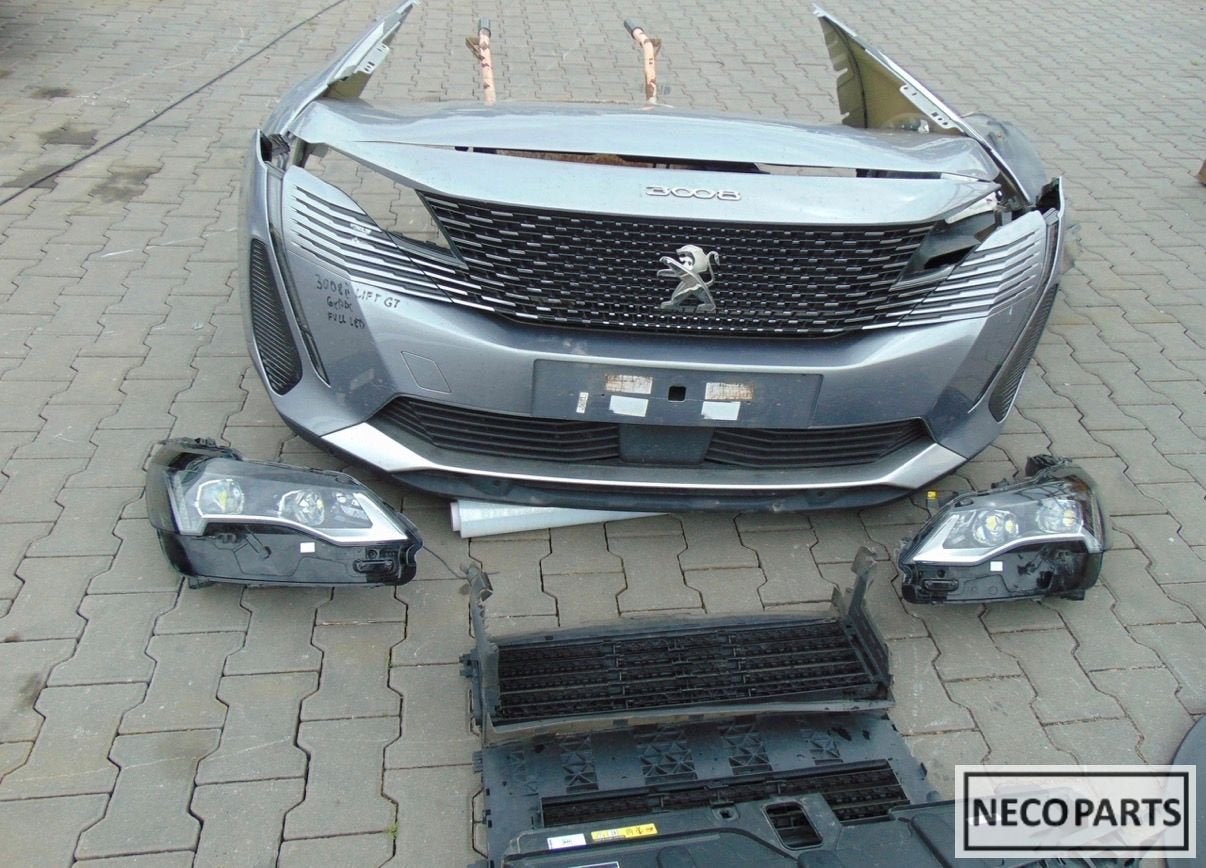 PEUGEOT 3008 II GT-LINE FACELIFT VOORKOP COMPLEET ORIGINEEL, Gebruikt, -, -, Ophalen of Verzenden