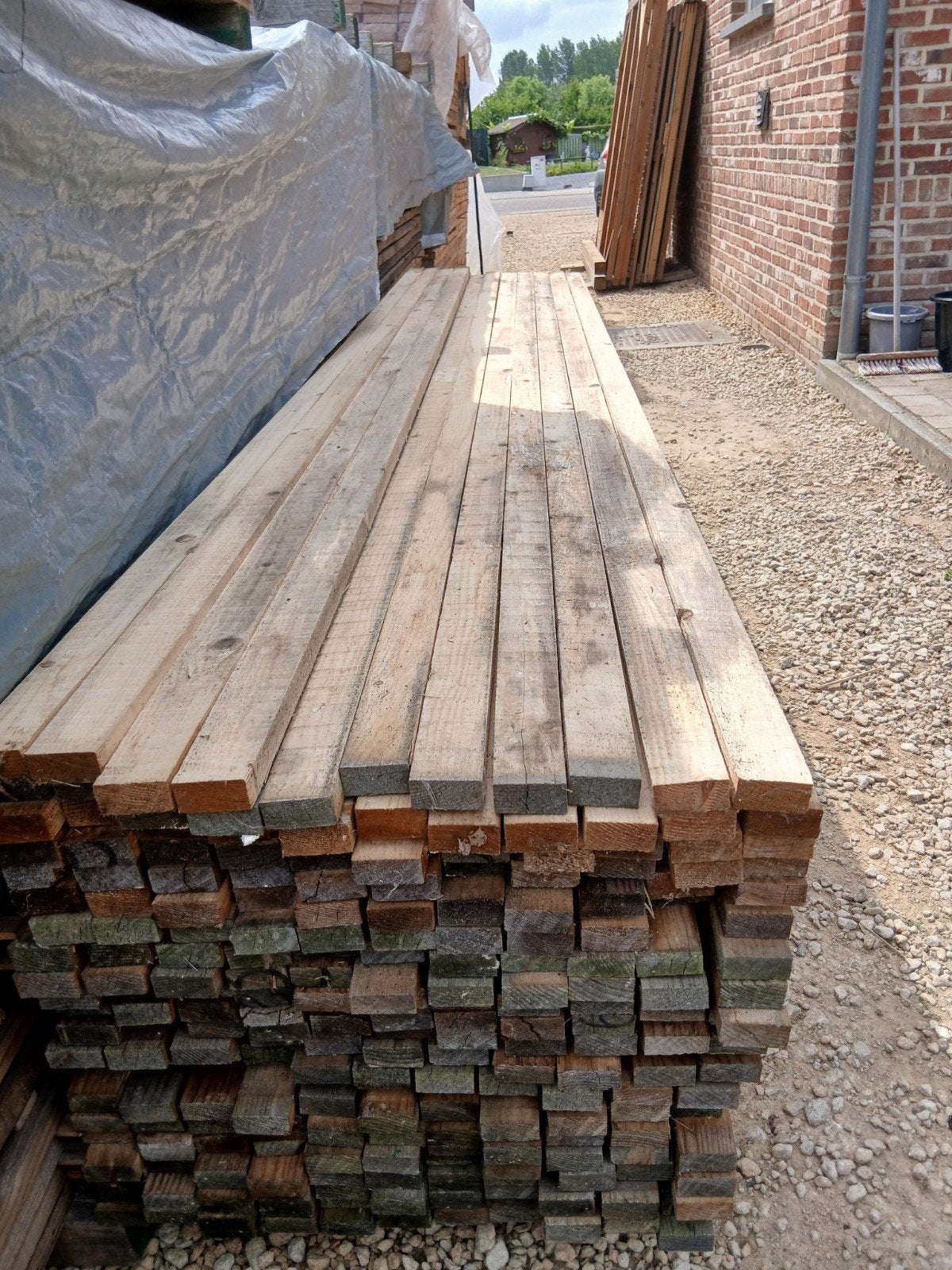 Panlatten, Doe-het-zelf en Bouw, Hout en Planken, Ophalen