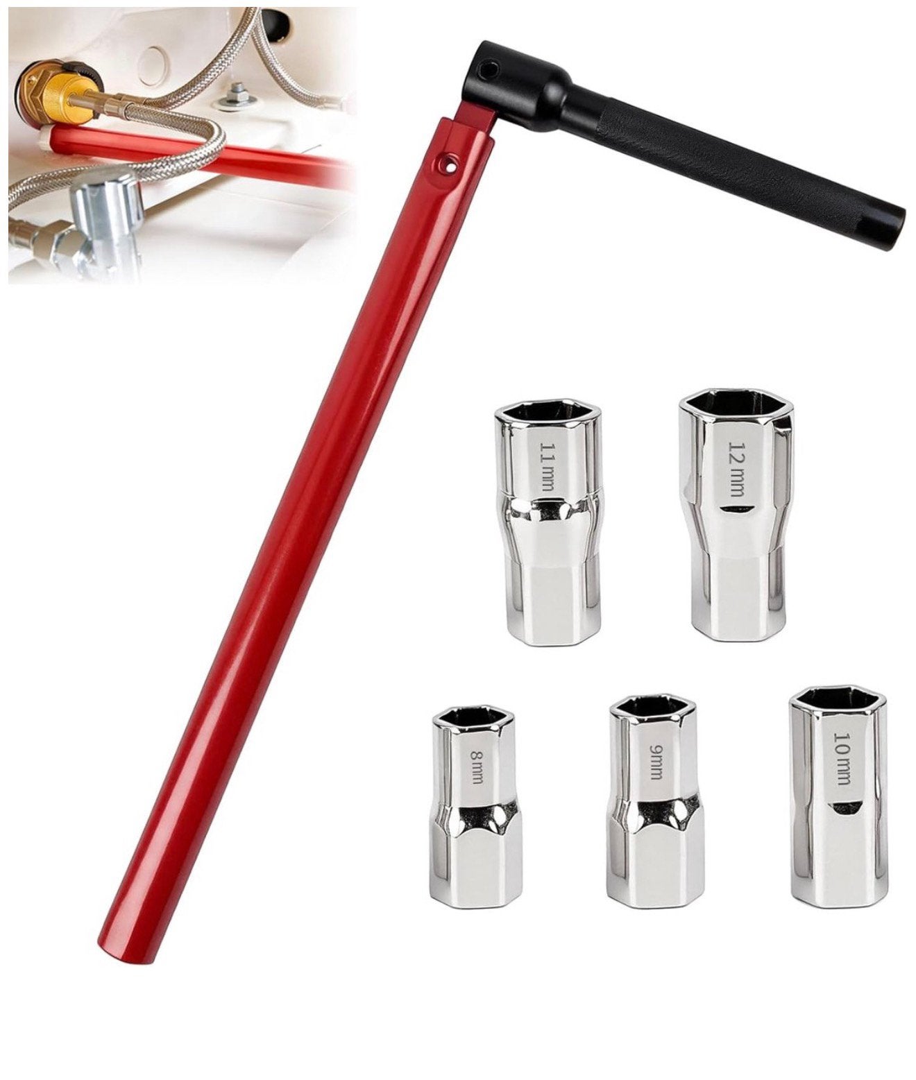 ensemble de clés pour robinet sur pied - clé pour lavabo, Enlèvement ou Envoi, Neuf
