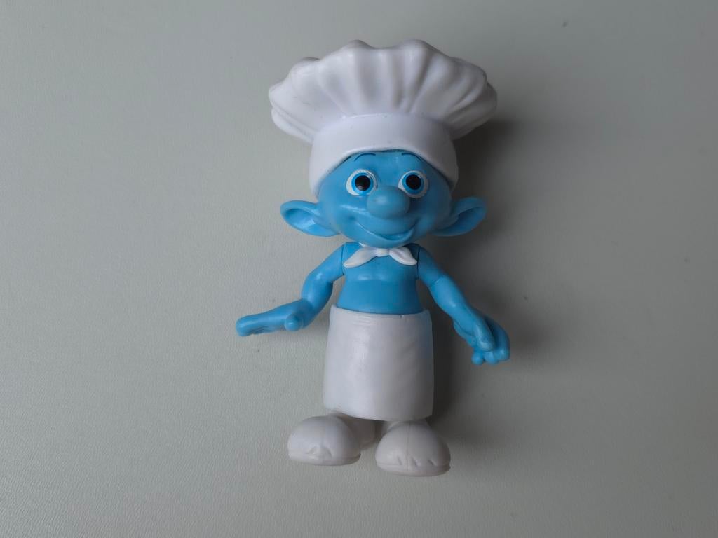 Figurine Schtroumpf Cuisinier, Verzamelen, Smurfen, Zo goed als nieuw, Poppetje, Figuurtje of Knuffel, Overige Smurfen, Verzenden
