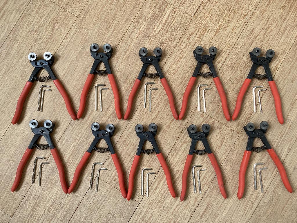 Lot de 10 pinces pour mosaïque!, Bricolage & Construction, Enlèvement, Comme neuf