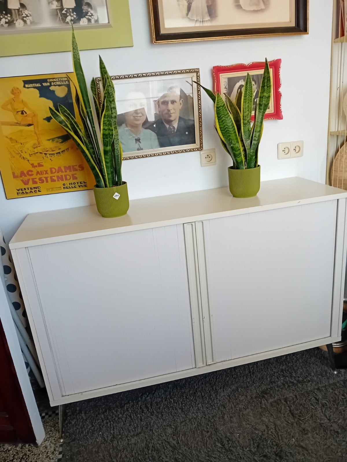 Vintage kastje., Ophalen, Kunststof