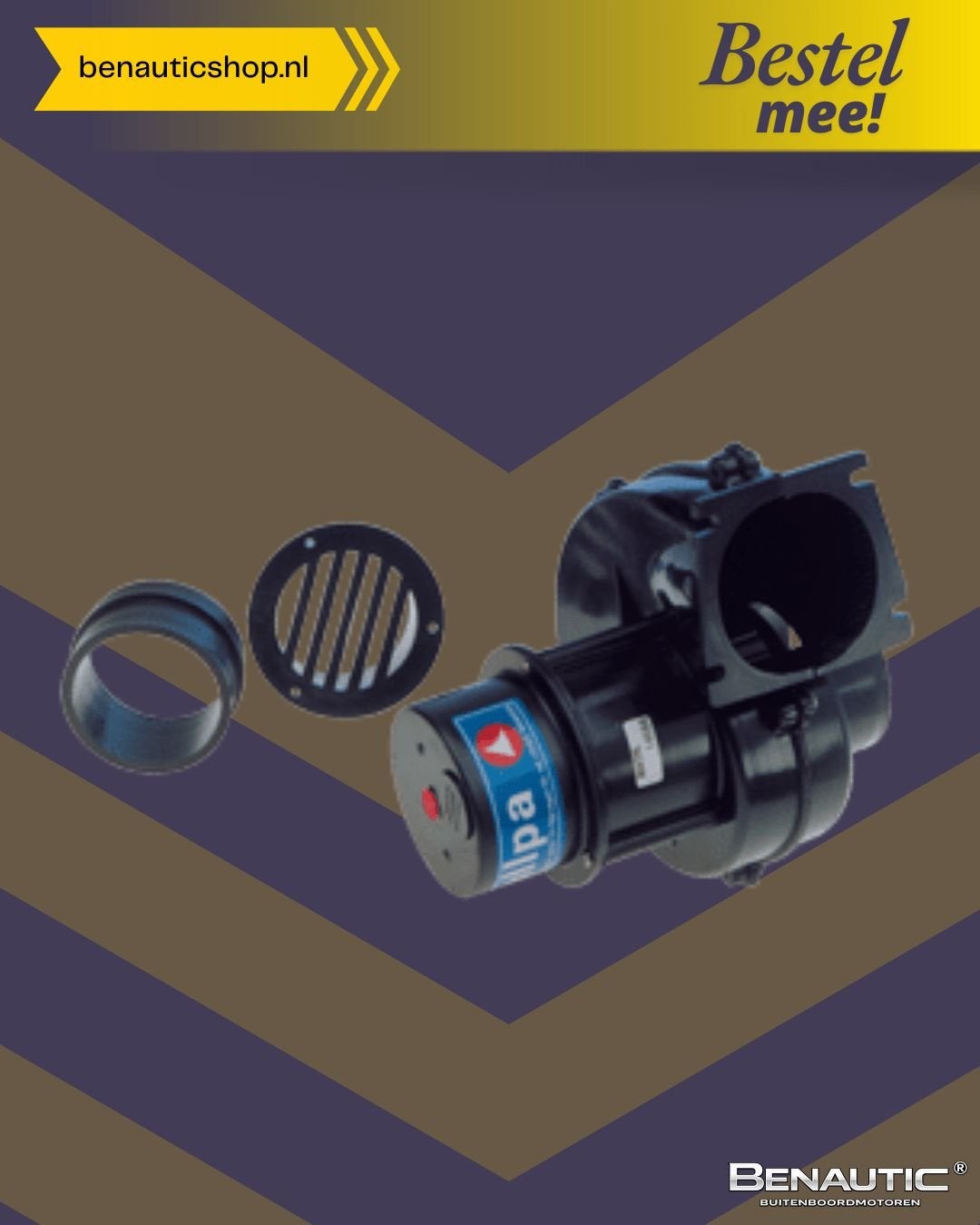 Accessoire Allpa 001212 afzuigventilator voor motorruimtes O, Watersport en Boten, -, -, Nieuw, Ophalen of Verzenden