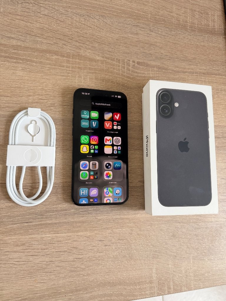 iPhone 16 Plus 128 GB - 100% batterij - garantie 12/02/2027, Telecommunicatie, Mobiele telefoons | Apple iPhone, Ophalen, 128 GB