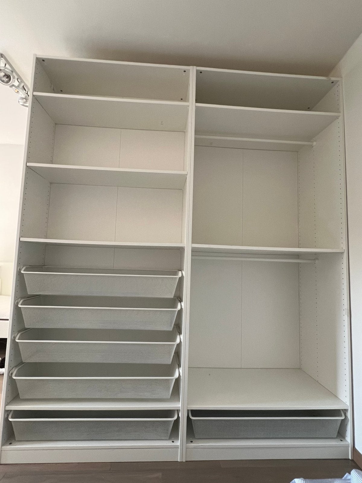 Complete witti kledingkast met opbergruimte, Ophalen, Zo goed als nieuw, 200 cm of meer, Overige houtsoorten