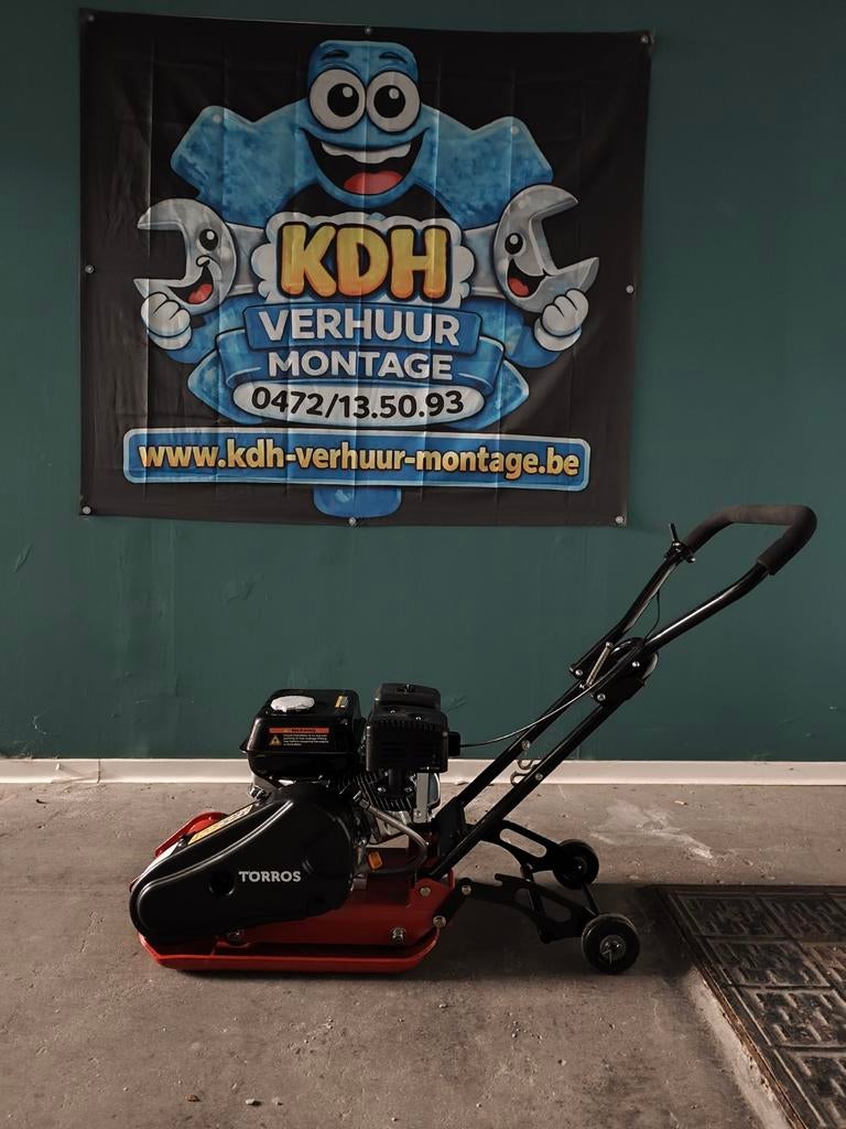 Trilplaat Torros te huur, Ophalen