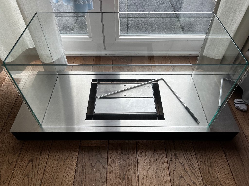 Bio-ethanol haard Radius Design Uni Flame, Huis en Inrichting, Ophalen, Zo goed als nieuw, Vrijstaande haard, Overige soorten