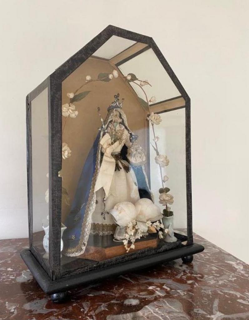 Statue ancienne de Marie avec l'enfant Jésus, Antiquités & Art, Enlèvement