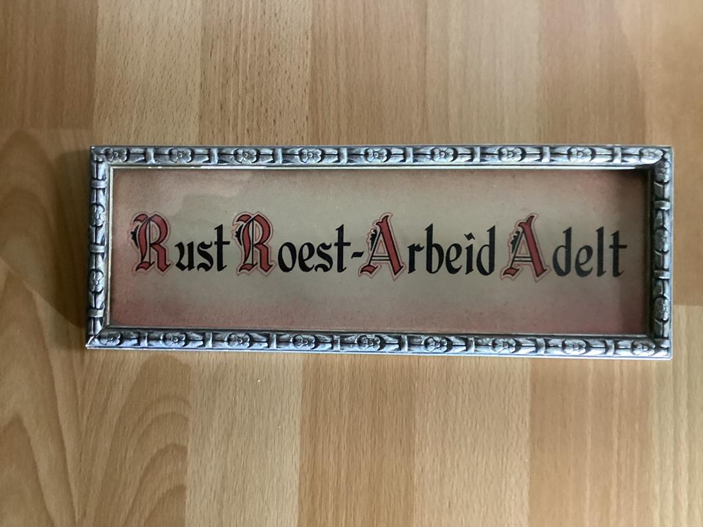Retro Kader, Rust Roest-Arbeid Adelt, Ophalen, Huis en Inrichting