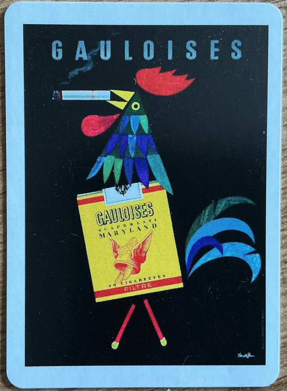 Spock GAULOISE LES CIGARETTES, Collections, Enlèvement ou Envoi, Comme neuf, Carte(s) à jouer