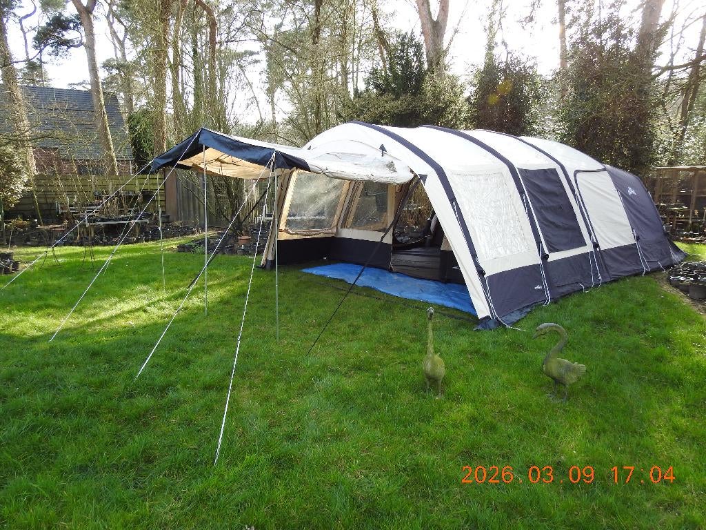 Obelink Florence XL opblaasbare tunneltent, Caravans en Kamperen, Tenten, Ophalen, Zo goed als nieuw, Tot en met 3