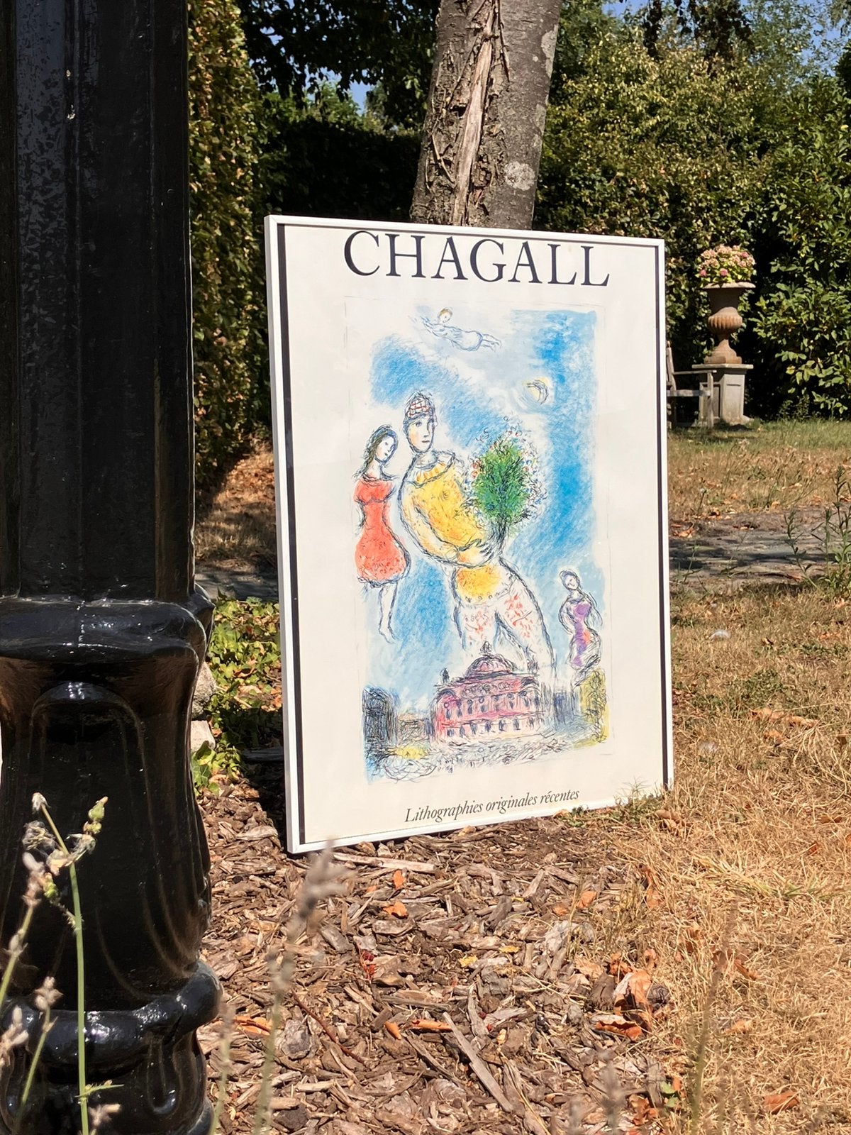 Marc CHAGALL tentoonstelling poster, Ophalen, Lithografie