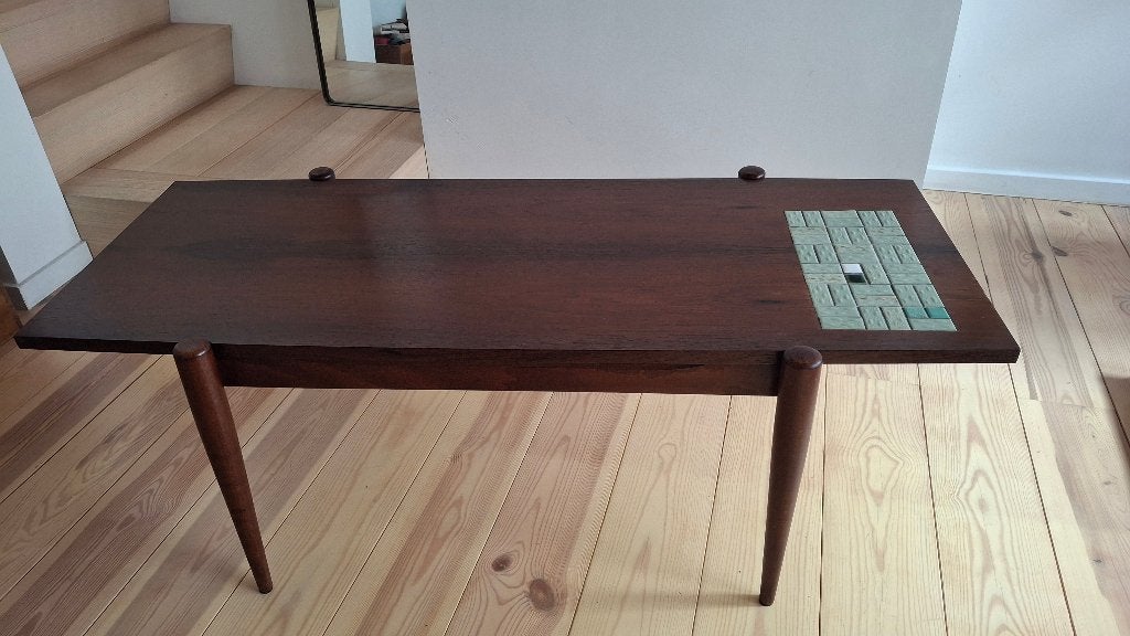 Mid Century Modern Salontafel, Maison & Meubles, Enlèvement, Utilisé, Teck